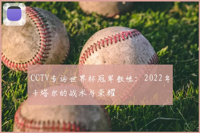 CCTV专访世界杯冠军教练：2022年卡塔尔的战术与荣耀